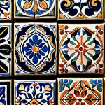 **High-quality photo of various tiles** showcasing the quality and design, suitable for Instagram or Pinterest.