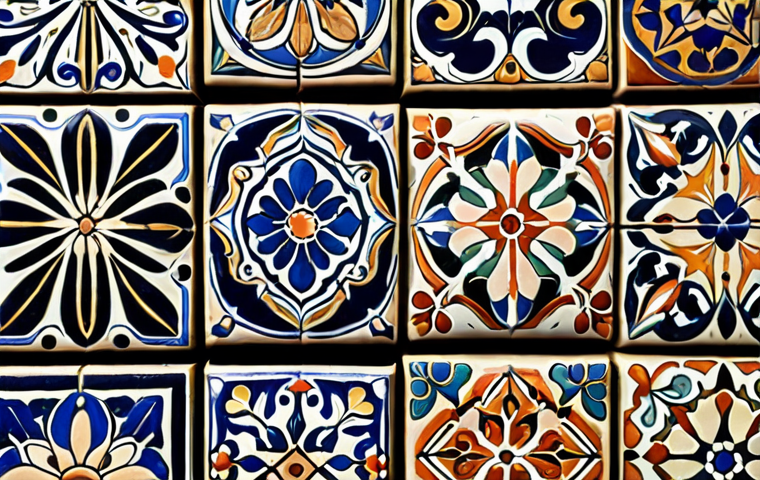 **High-quality photo of various tiles** showcasing the quality and design, suitable for Instagram or Pinterest.